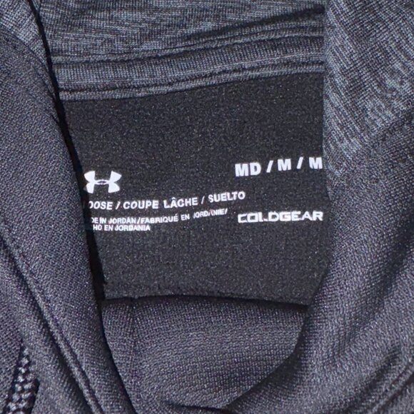 Under Armour Coldgear Loose Fit Hoodie/Sweatshirt-Black-Size M-GUC - Picture 4 of 6